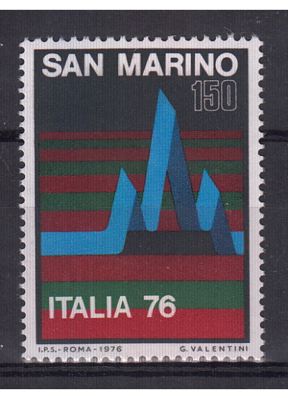1976 San Marino Esposizione Filatelica Italia 76 1 valore nuovo Sassone 970